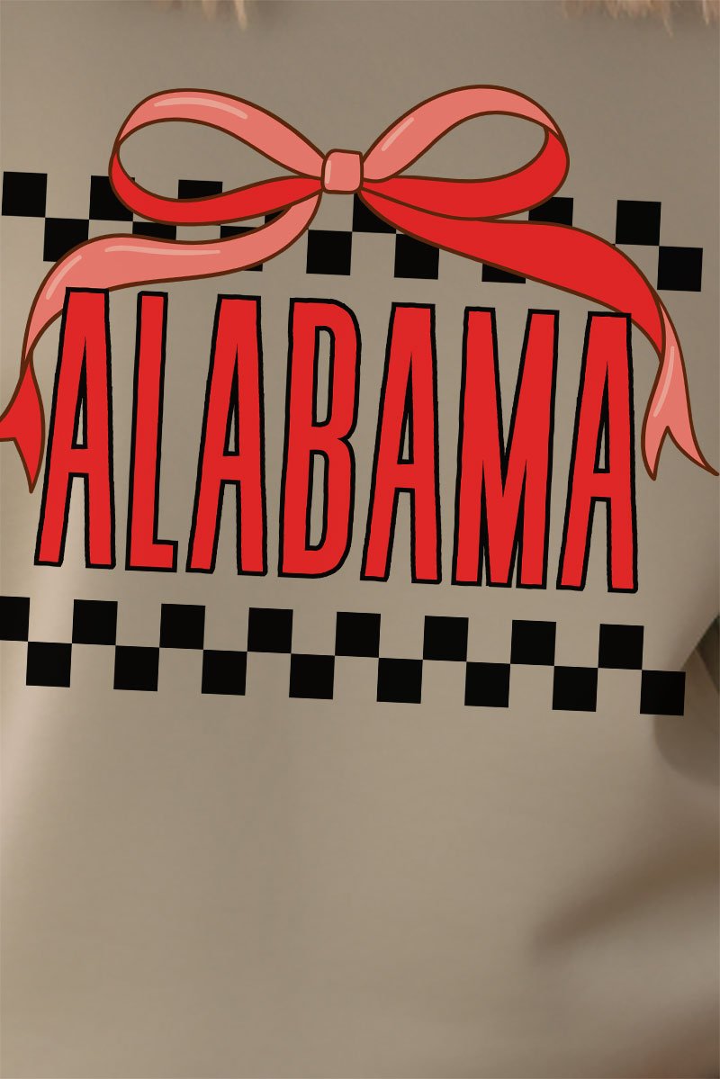 Bow Alabama Check Unisex NuBlend Crew Sweatshirt - Wholesale Accessory Market