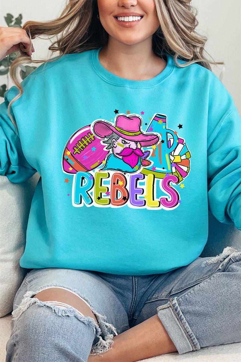 Bright Rebels Colorful Unisex NuBlend Crew Sweatshirt - Wholesale Accessory Market