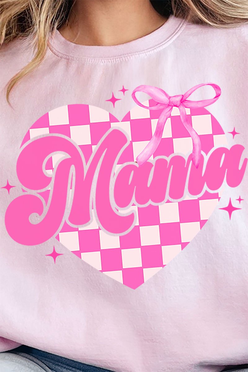 Checkered Love Mama Unisex NuBlend Crew Sweatshirt - Wholesale Accessory Market