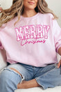 Chinoiserie Pink Merry Christmas Unisex NuBlend Crew Sweatshirt - Wholesale Accessory Market