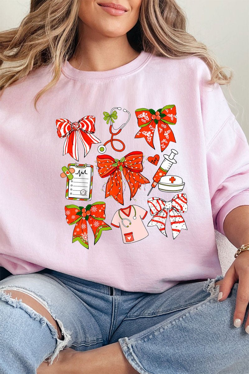 Christmas Nurse Unisex NuBlend Crew Sweatshirt - Wholesale Accessory Market