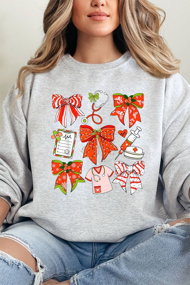 Christmas Nurse Unisex NuBlend Crew Sweatshirt - Wholesale Accessory Market