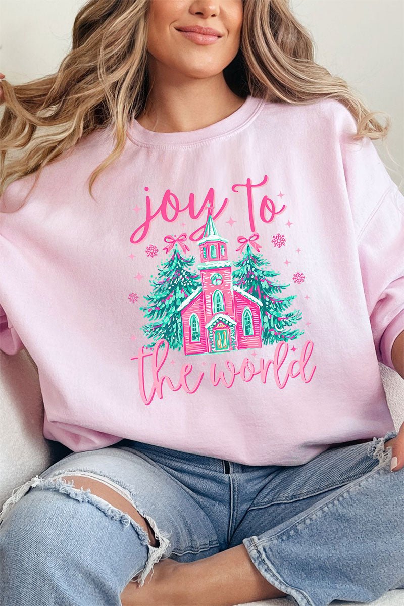 Church Joy To The World Unisex NuBlend Crew Sweatshirt - Wholesale Accessory Market