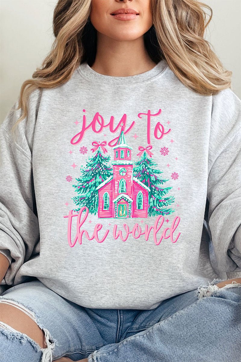 Church Joy To The World Unisex NuBlend Crew Sweatshirt - Wholesale Accessory Market