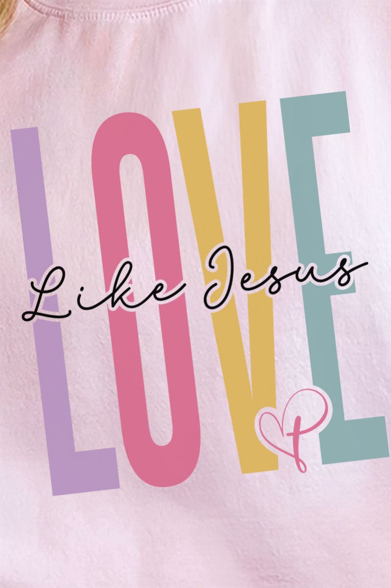 Colorblock Love Like Jesus Unisex NuBlend Crew Sweatshirt - Wholesale Accessory Market