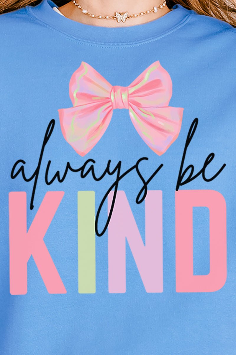 Coquette Always Be Kind Unisex NuBlend Crew Sweatshirt - Wholesale Accessory Market