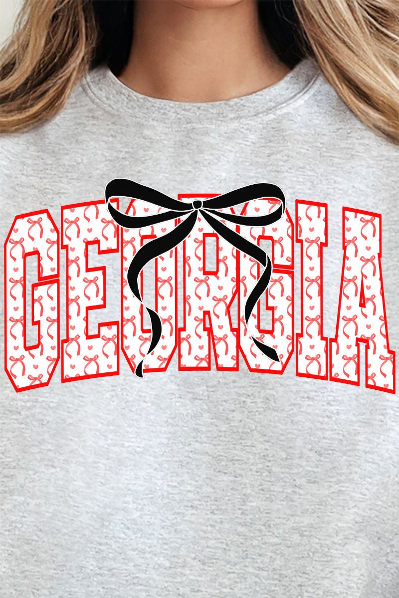 Coquette Varsity Georgia Unisex NuBlend Crew Sweatshirt - Wholesale Accessory Market