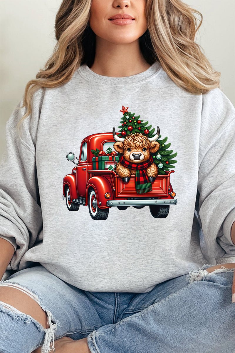 Cowbell Truck Christmas Unisex NuBlend Crew Sweatshirt - Wholesale Accessory Market