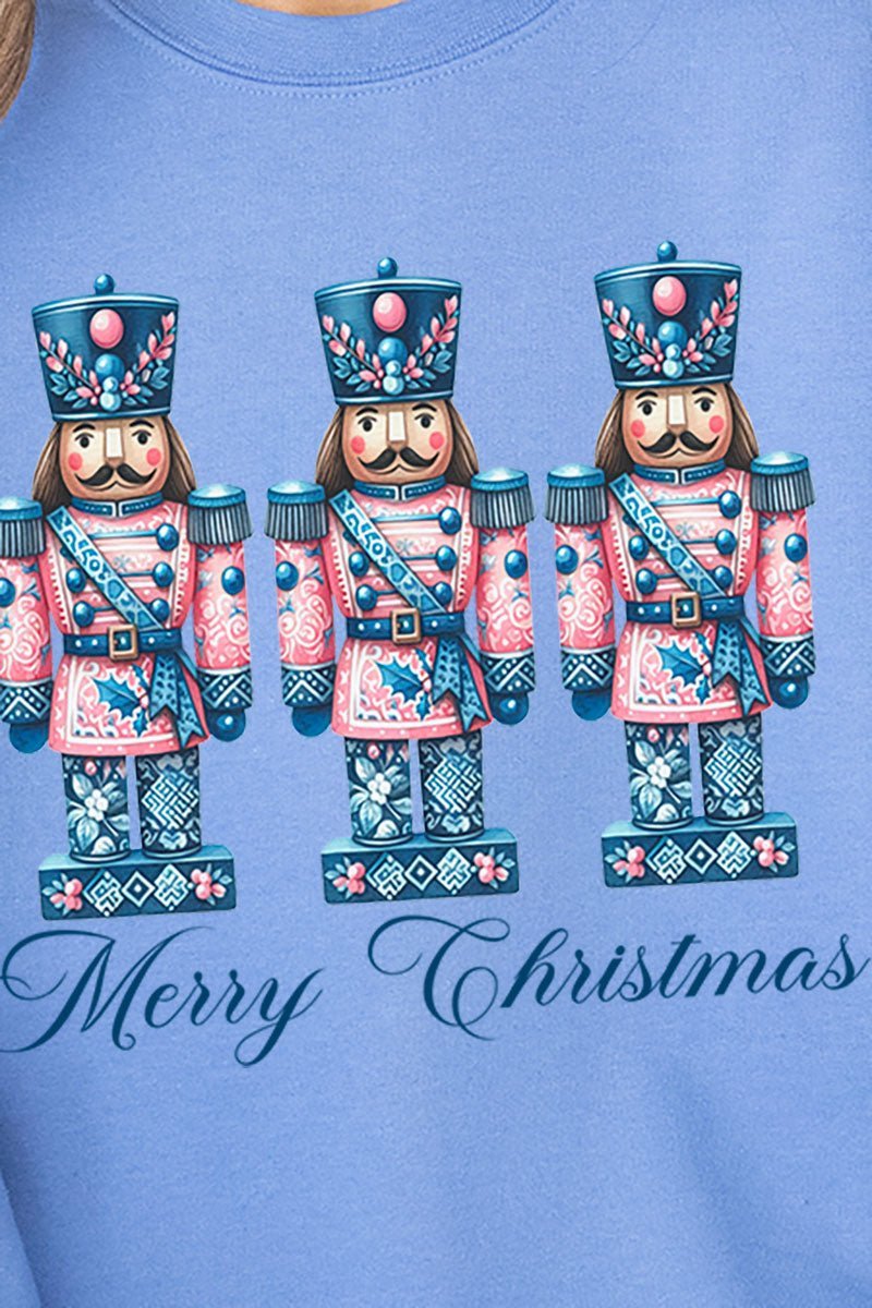 Cracker Chinoiserie Merry Christmas Unisex NuBlend Crew Sweatshirt - Wholesale Accessory Market