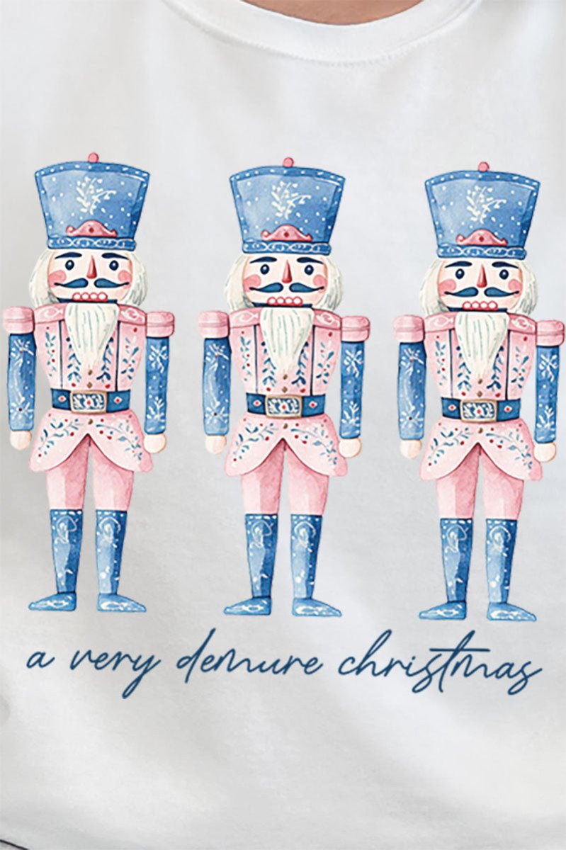 Demure Christmas Nutcracker Unisex NuBlend Crew Sweatshirt - Wholesale Accessory Market