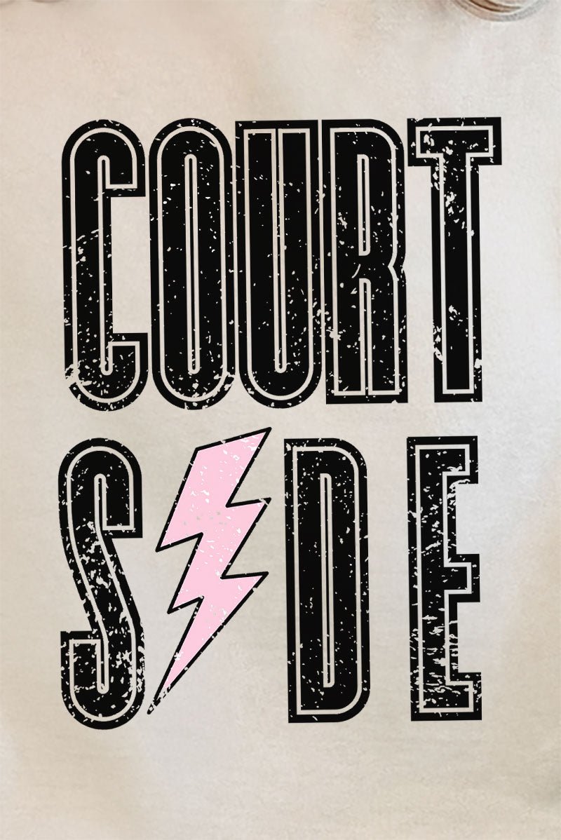 Distressed Courtside Unisex NuBlend Crew Sweatshirt - Wholesale Accessory Market