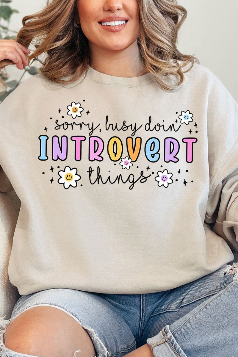 Doin' Introvert Things Unisex NuBlend Crew Sweatshirt - Wholesale Accessory Market