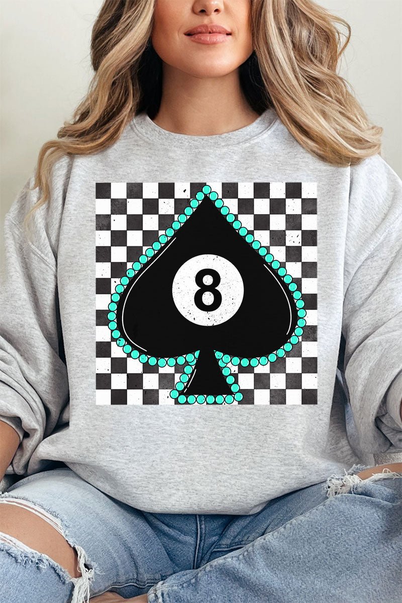 Eight Of Spades Unisex NuBlend Crew Sweatshirt - Wholesale Accessory Market