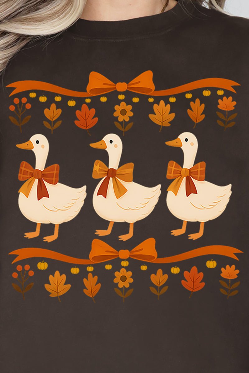 Fall Geese Girls Unisex NuBlend Crew Sweatshirt - Wholesale Accessory Market