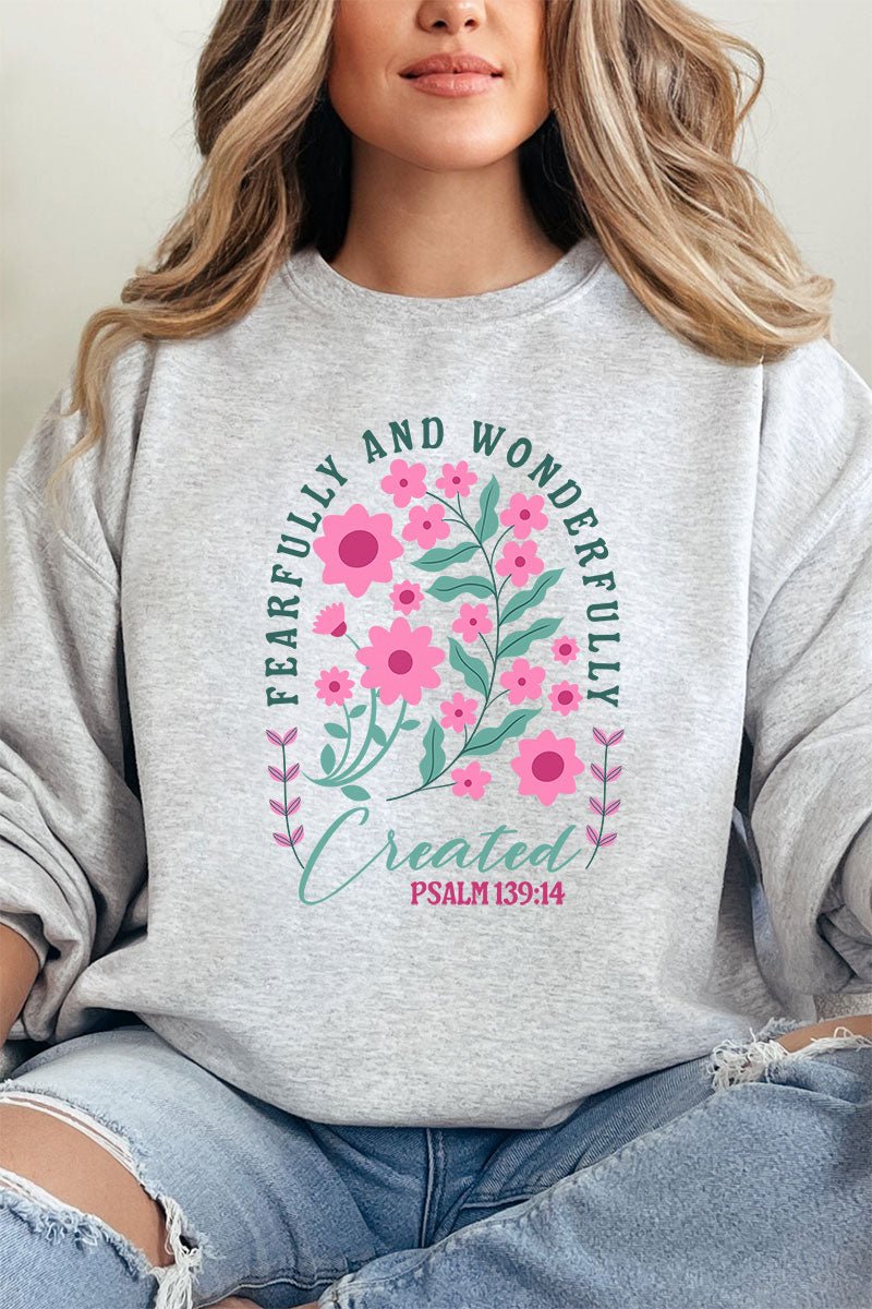 Fearfully And Wonderfully Created Unisex NuBlend Crew Sweatshirt - Wholesale Accessory Market