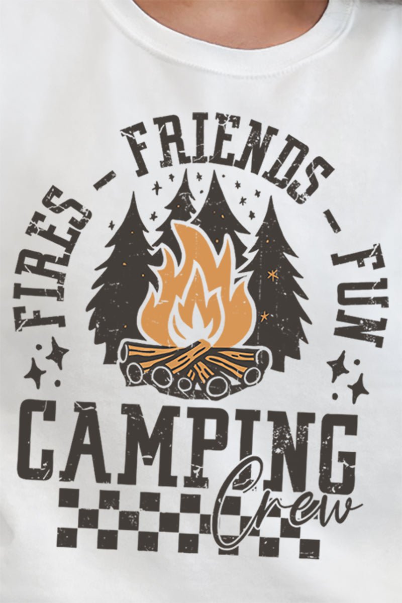 Fires, Friends, And Fun Unisex NuBlend Crew Sweatshirt - Wholesale Accessory Market