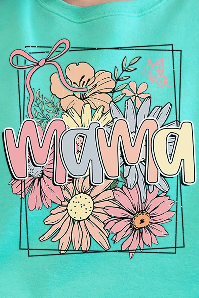 Framed Floral Mama Unisex NuBlend Crew Sweatshirt - Wholesale Accessory Market