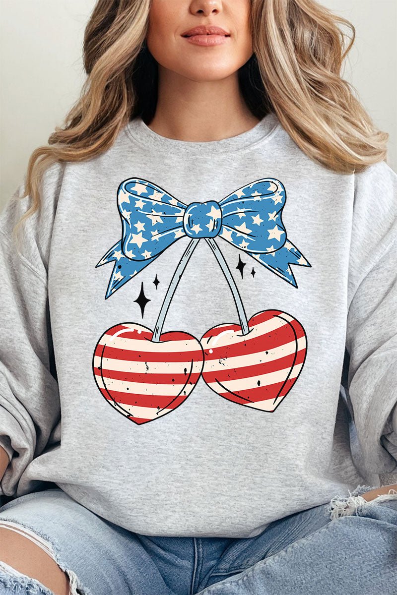 Freedom Cherries Unisex NuBlend Crew Sweatshirt - Wholesale Accessory Market