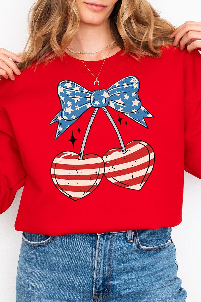Freedom Cherries Unisex NuBlend Crew Sweatshirt - Wholesale Accessory Market