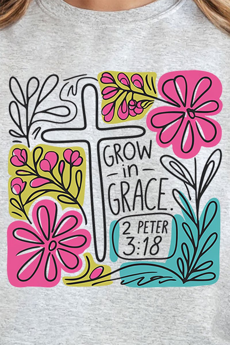 Grow In Grace Doodle Unisex NuBlend Crew Sweatshirt - Wholesale Accessory Market