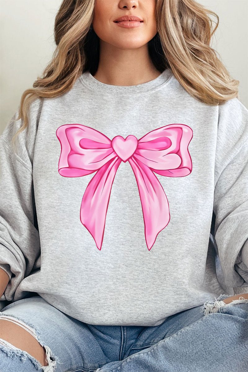 Heartstrings Coquette Bow Unisex NuBlend Crew Sweatshirt - Wholesale Accessory Market