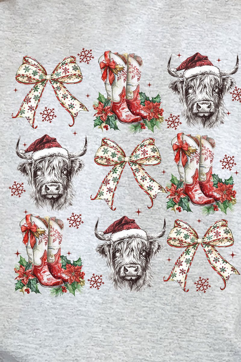 Highland Holidays Unisex NuBlend Crew Sweatshirt - Wholesale Accessory Market