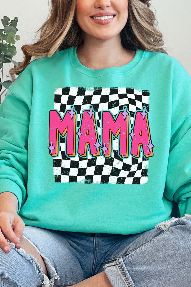 Hot Pink 90s Mama Unisex NuBlend Crew Sweatshirt - Wholesale Accessory Market