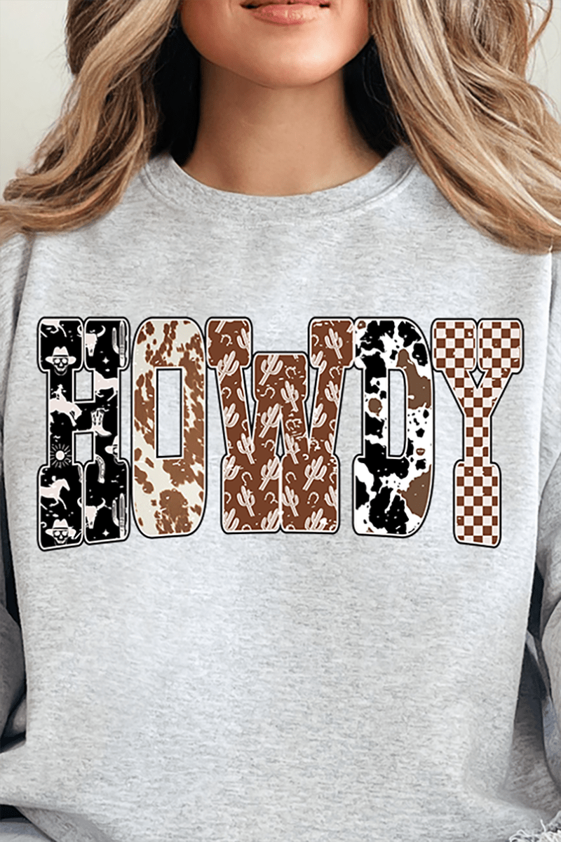 Howdy And Hide Unisex NuBlend Crew Sweatshirt - Wholesale Accessory Market