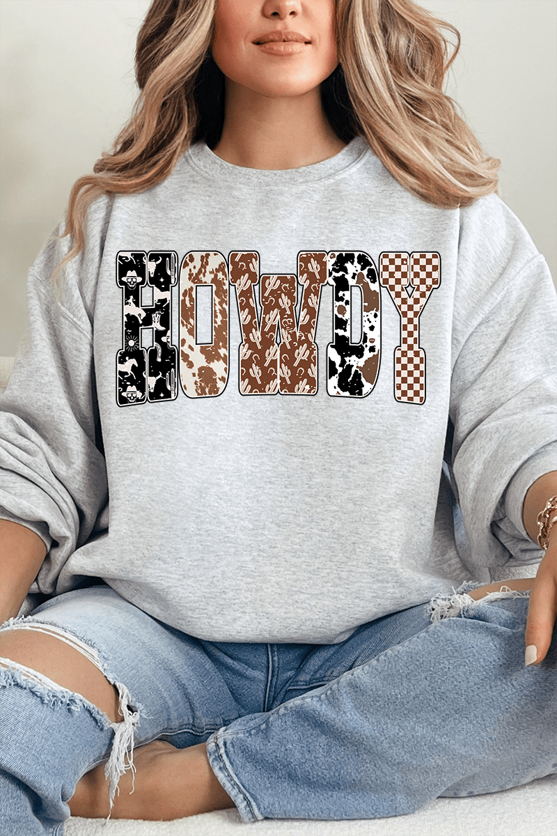 Howdy And Hide Unisex NuBlend Crew Sweatshirt - Wholesale Accessory Market