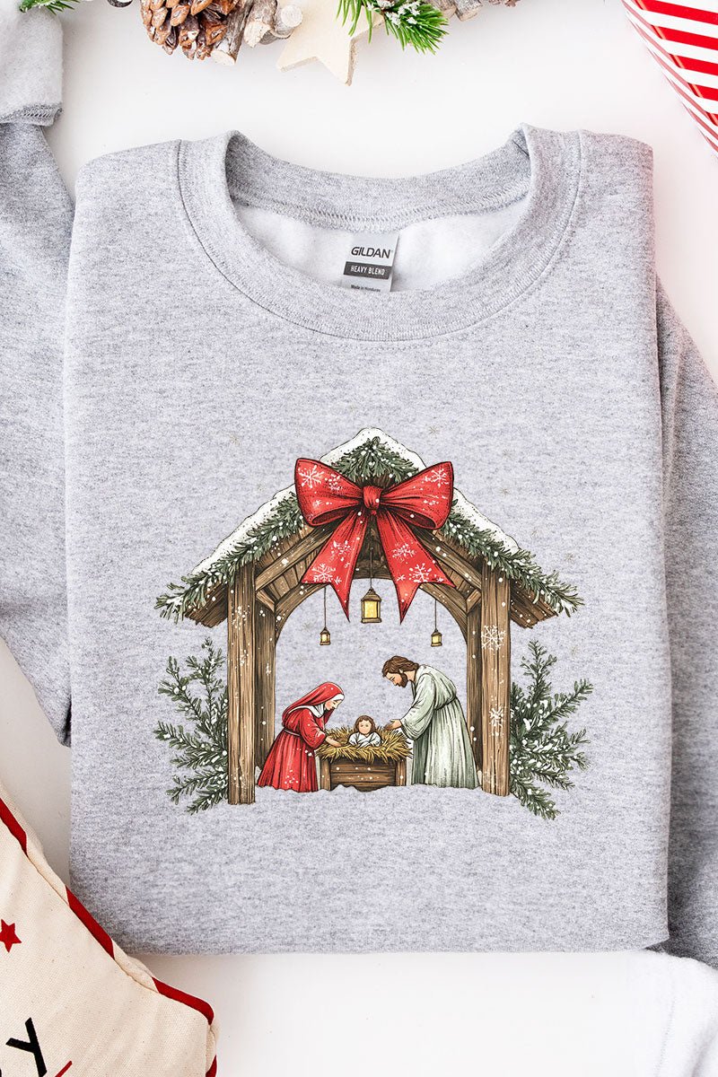 Jesus Nativity Unisex NuBlend Crew Sweatshirt - Wholesale Accessory Market