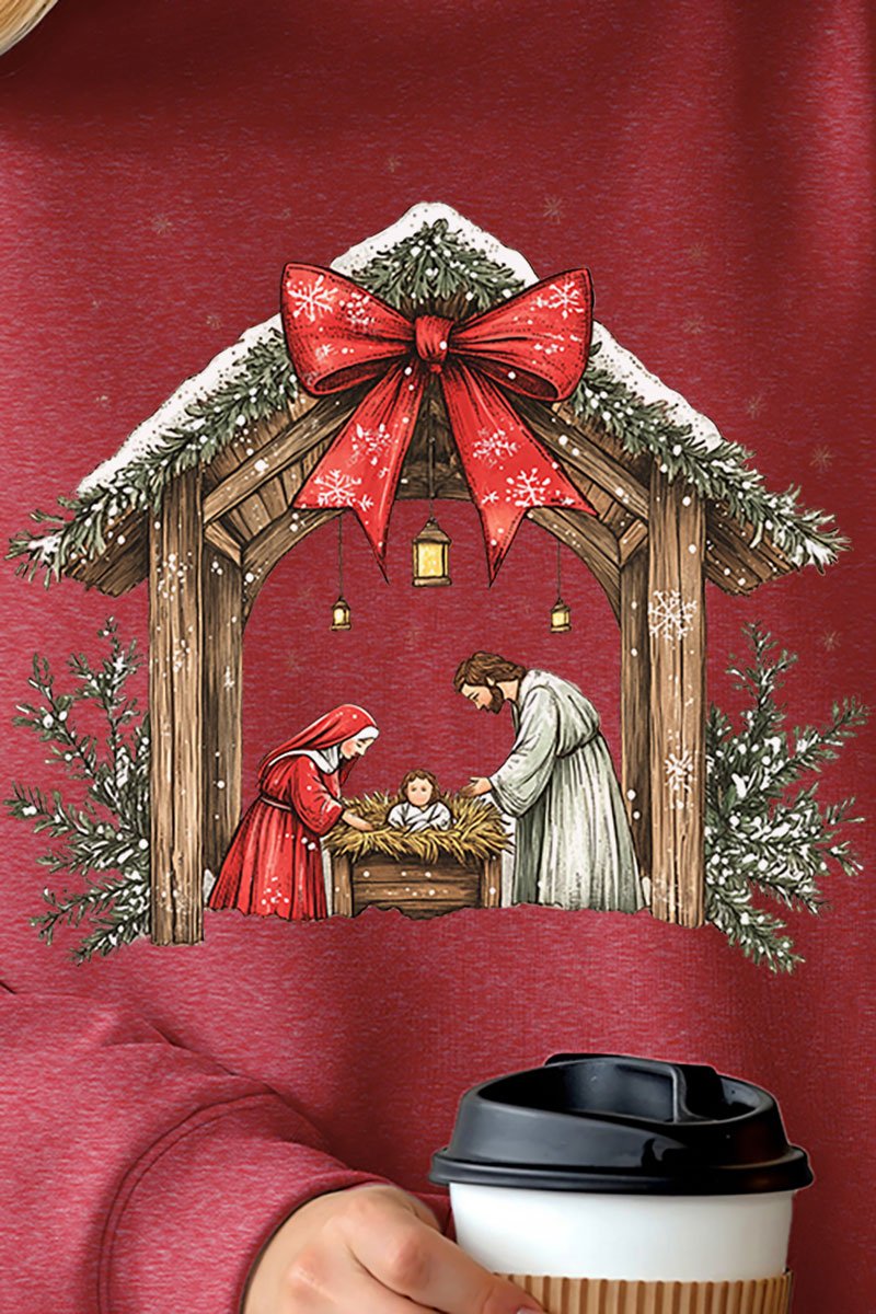 Jesus Nativity Unisex NuBlend Crew Sweatshirt - Wholesale Accessory Market
