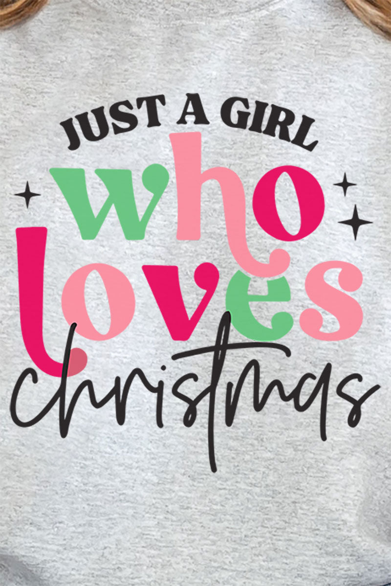 Just A Girl Who Loves Christmas Unisex NuBlend Crew Sweatshirt - Wholesale Accessory Market