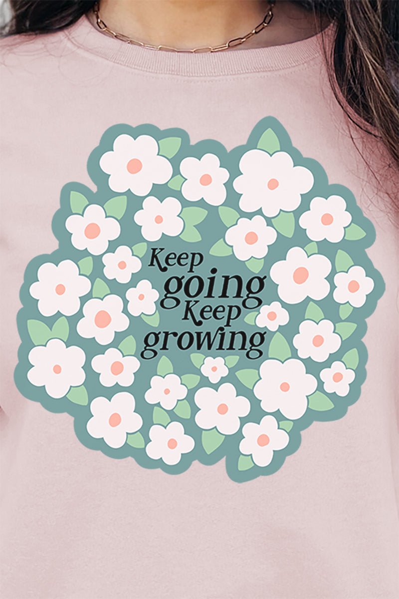Keep Going Keep Growing Unisex NuBlend Crew Sweatshirt - Wholesale Accessory Market