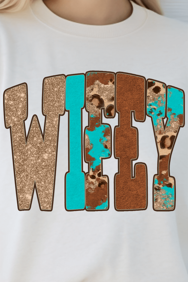 Leopard Love Wifey Unisex NuBlend Crew Sweatshirt - Wholesale Accessory Market