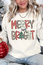 Leopard Merry And Bright Unisex NuBlend Crew Sweatshirt - Wholesale Accessory Market