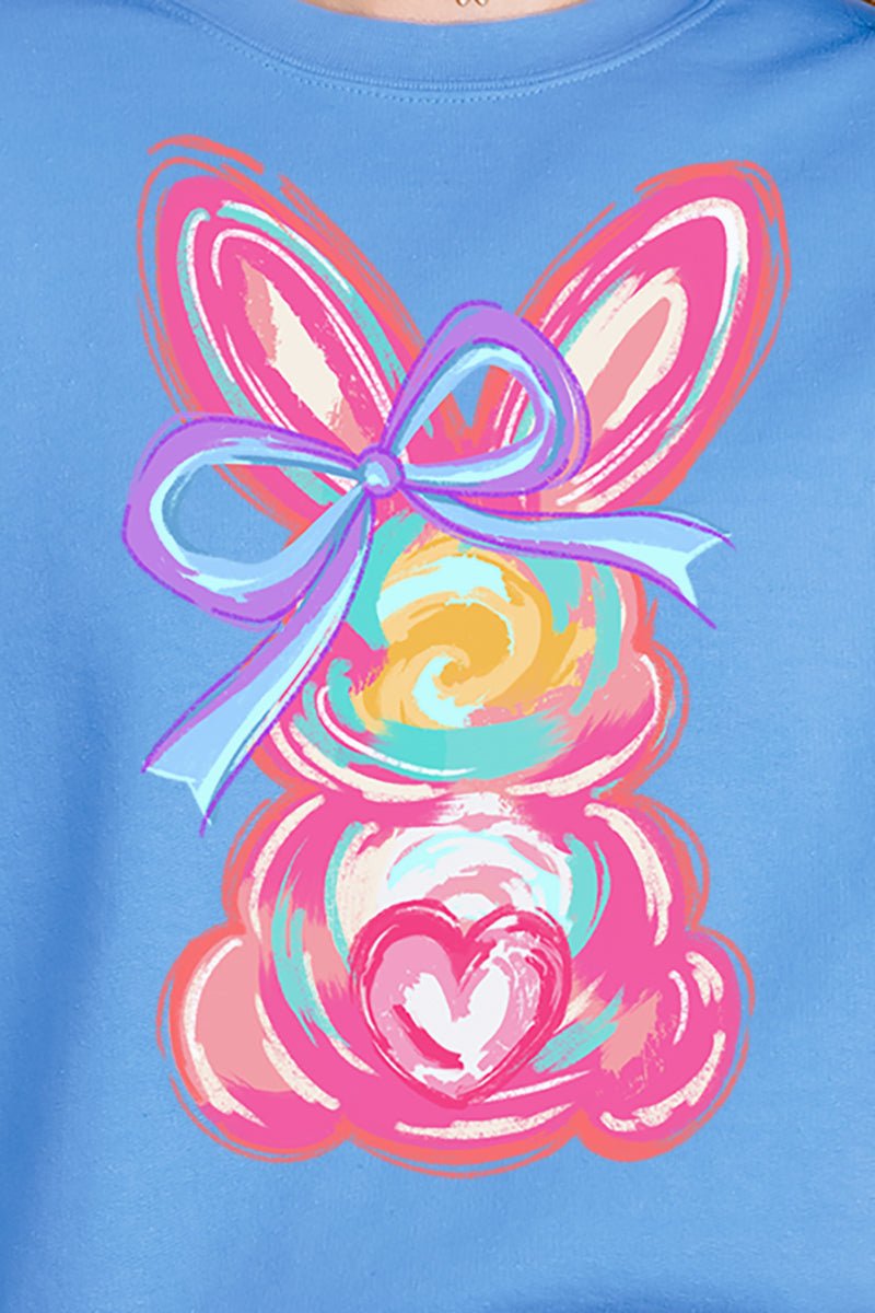 Neon Bunny Bow Unisex NuBlend Crew Sweatshirt - Wholesale Accessory Market
