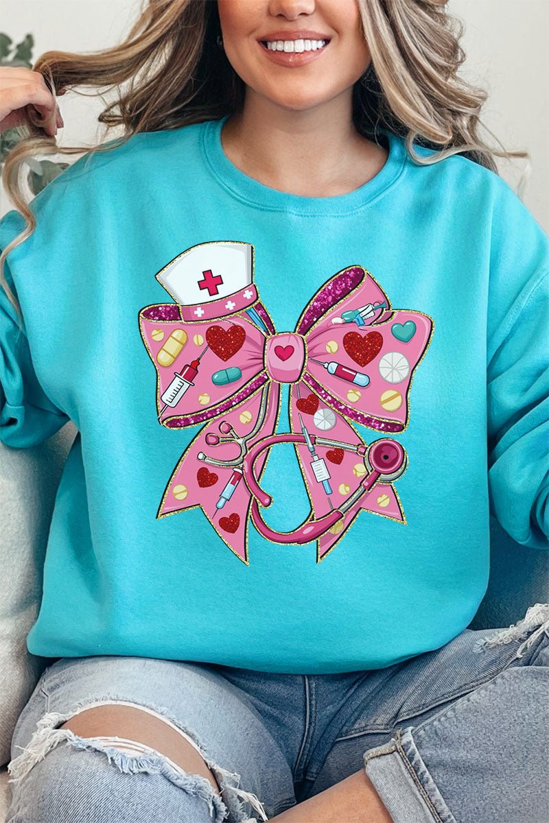 Nurse At Heart Unisex NuBlend Crew Sweatshirt - Wholesale Accessory Market