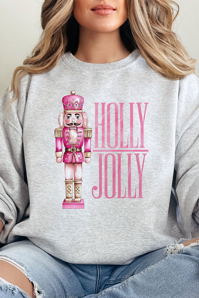 Nutcracker Holly Jolly Unisex NuBlend Crew Sweatshirt - Wholesale Accessory Market