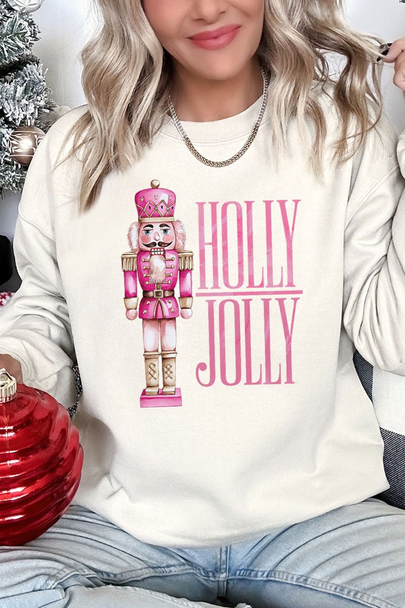 Nutcracker Holly Jolly Unisex NuBlend Crew Sweatshirt - Wholesale Accessory Market