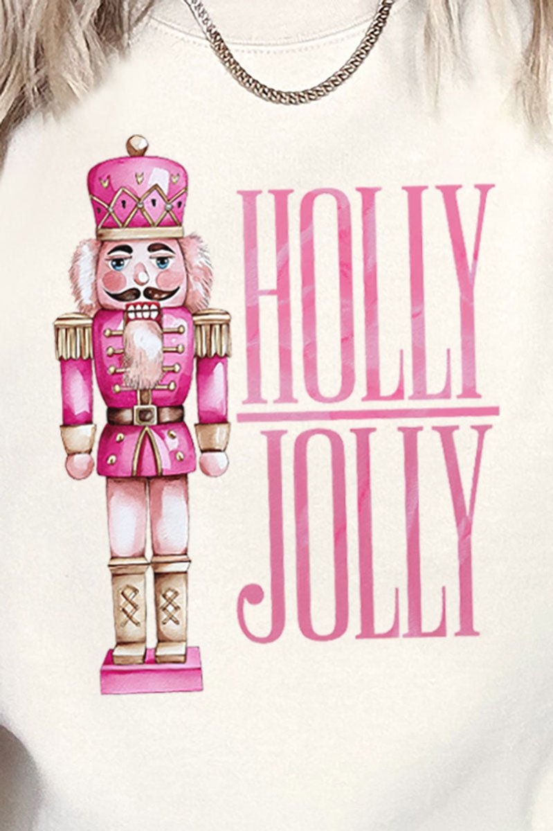 Nutcracker Holly Jolly Unisex NuBlend Crew Sweatshirt - Wholesale Accessory Market