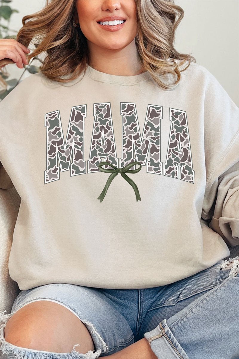 Old Camo Mama Unisex NuBlend Crew Sweatshirt - Wholesale Accessory Market