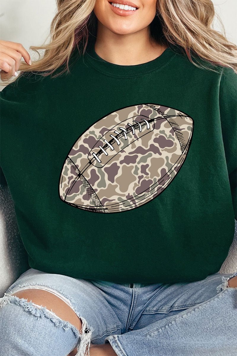 Old School Camo Football Unisex NuBlend Crew Sweatshirt - Wholesale Accessory Market