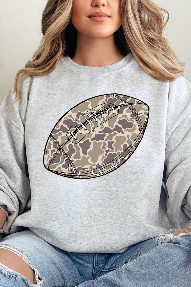 Old School Camo Football Unisex NuBlend Crew Sweatshirt - Wholesale Accessory Market