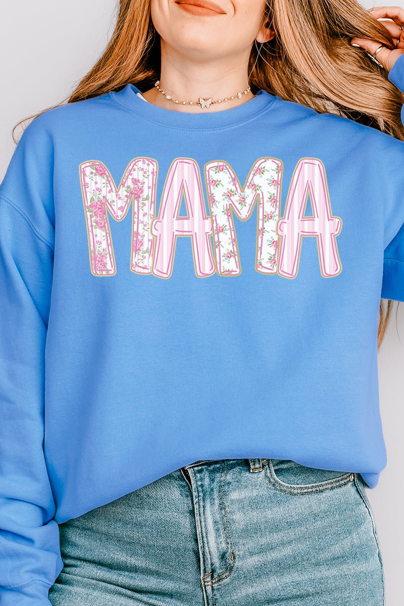 Pink Blossom Mama Unisex NuBlend Crew Sweatshirt - Wholesale Accessory Market