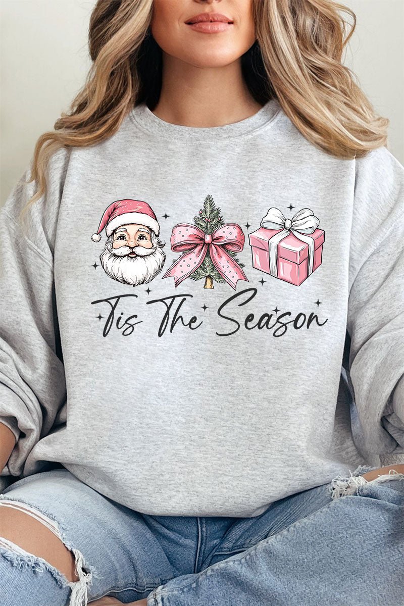Pink Tis The Season Unisex NuBlend Crew Sweatshirt - Wholesale Accessory Market