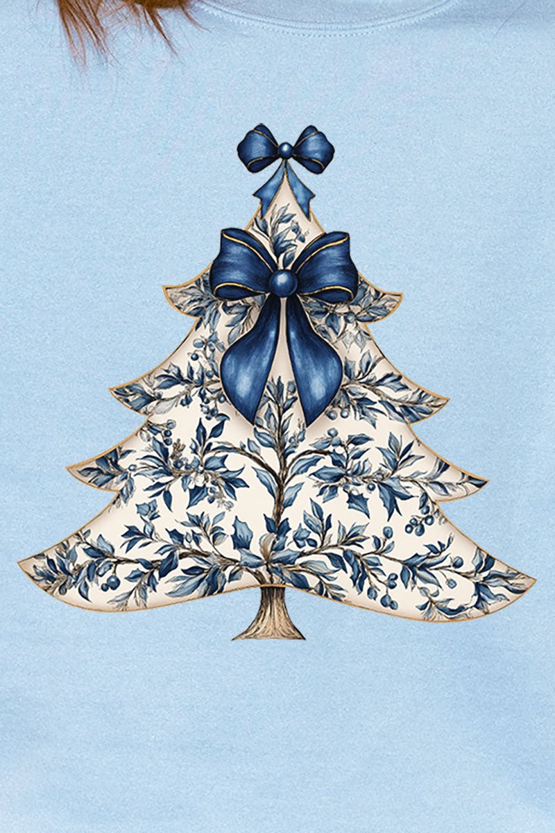 Porcelain Petals Tree Unisex NuBlend Crew Sweatshirt - Wholesale Accessory Market