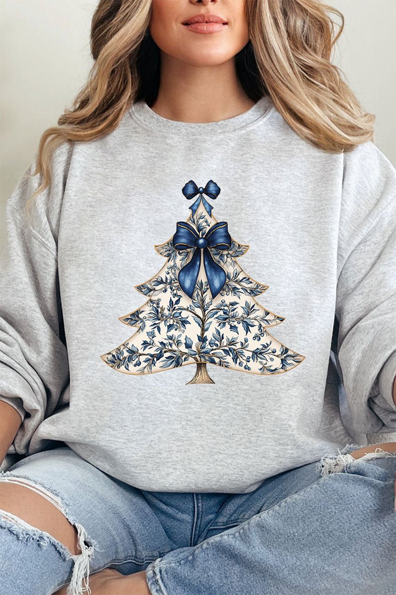 Porcelain Petals Tree Unisex NuBlend Crew Sweatshirt - Wholesale Accessory Market