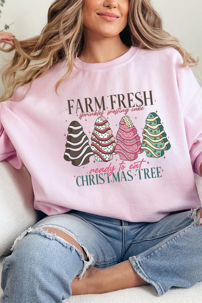 Ready To Eat Christmas Trees Unisex NuBlend Crew Sweatshirt - Wholesale Accessory Market