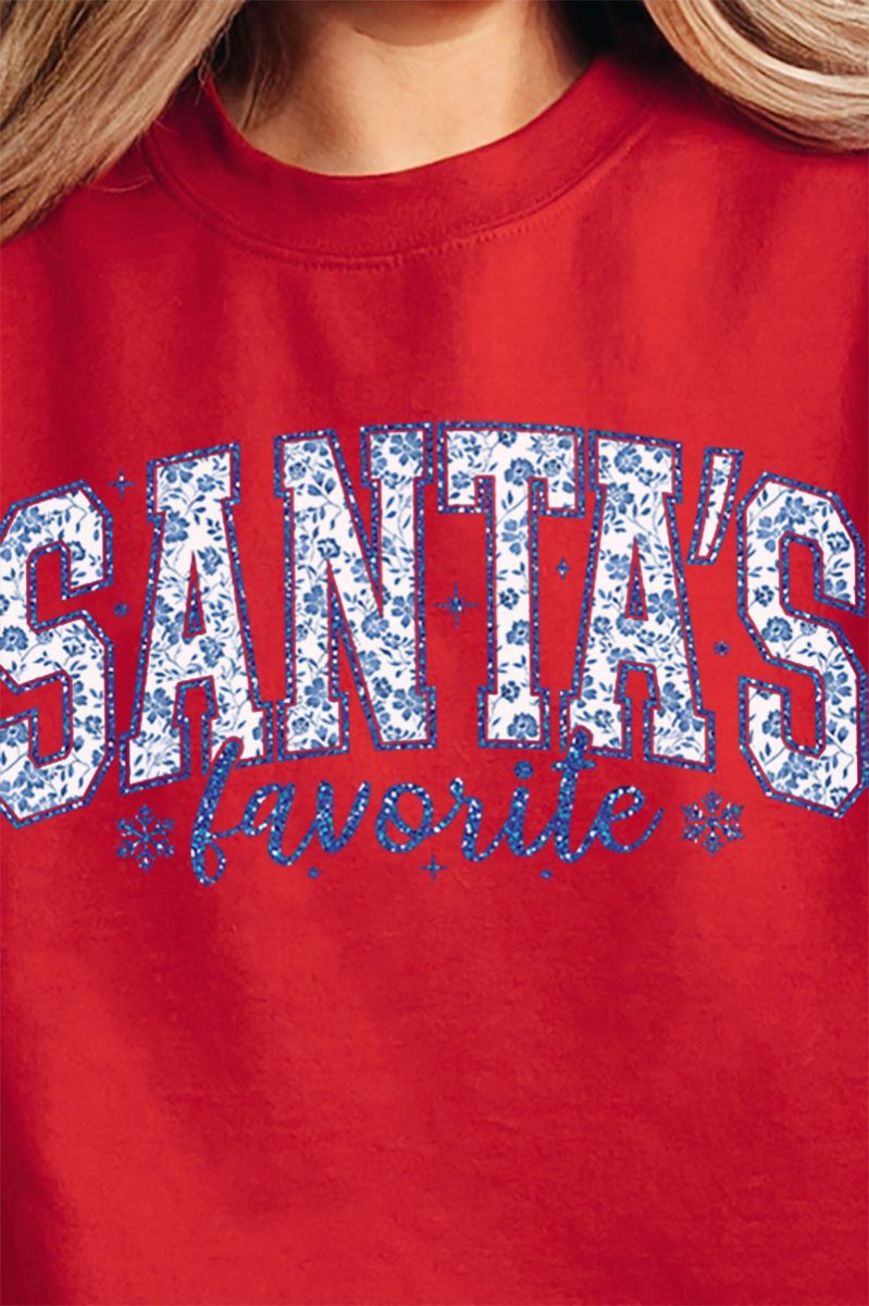 Santa's Favorite Chinoiserie Unisex NuBlend Crew Sweatshirt - Wholesale Accessory Market