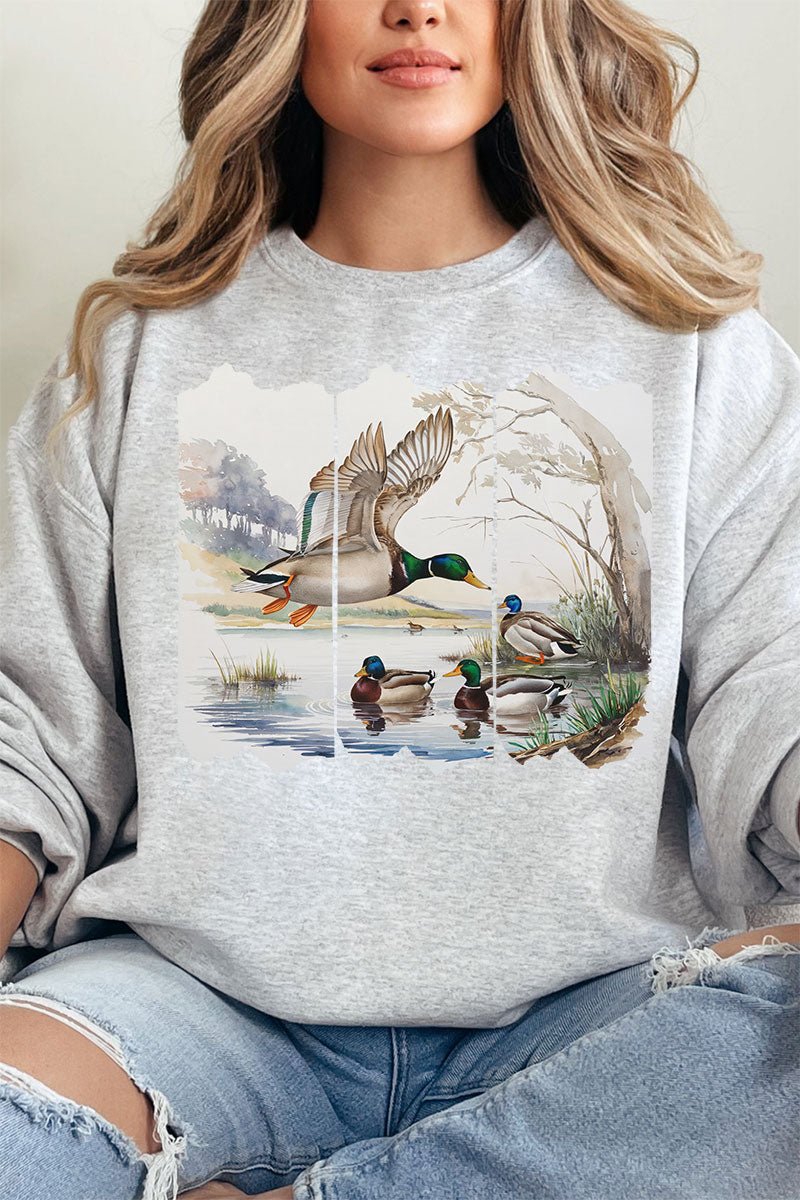 Scenic Mallards Unisex NuBlend Crew Sweatshirt - Wholesale Accessory Market